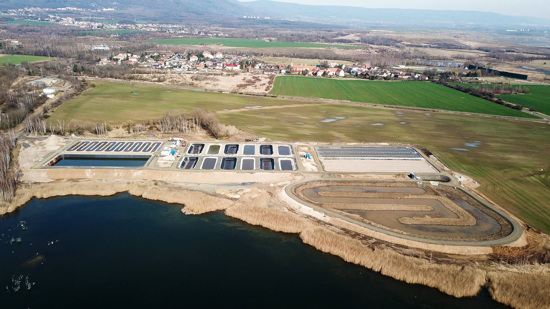 Biotechnologický systém čištění důlních vod z MR1